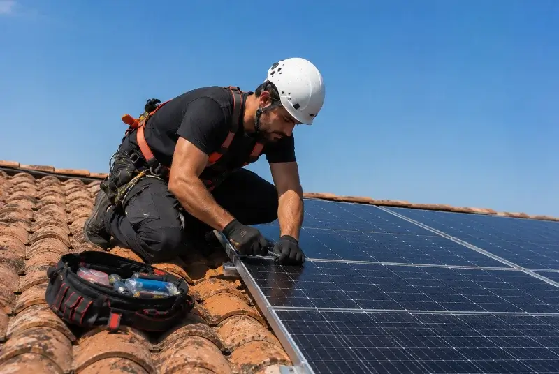 Maintenance et monitoring de panneaux solaires à Nivigne et Suran